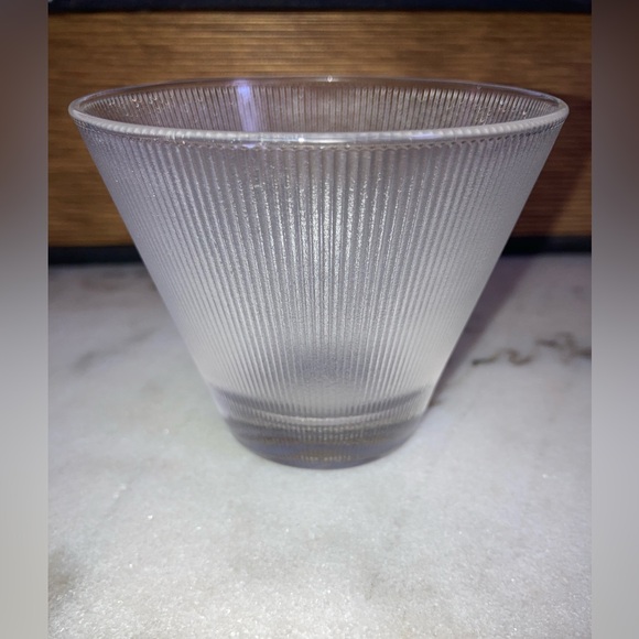 SIX Vintage Federal 1950’s Ribbed Norse Punch Glass Cups Mid Century Modern MCM - Picture 4 of 12